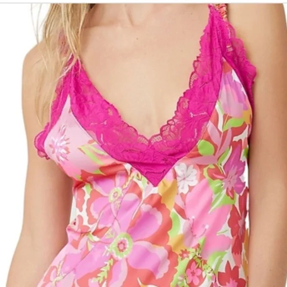 New Free People All a Bloom Maxi Slip Dress - Picture 4 of 5